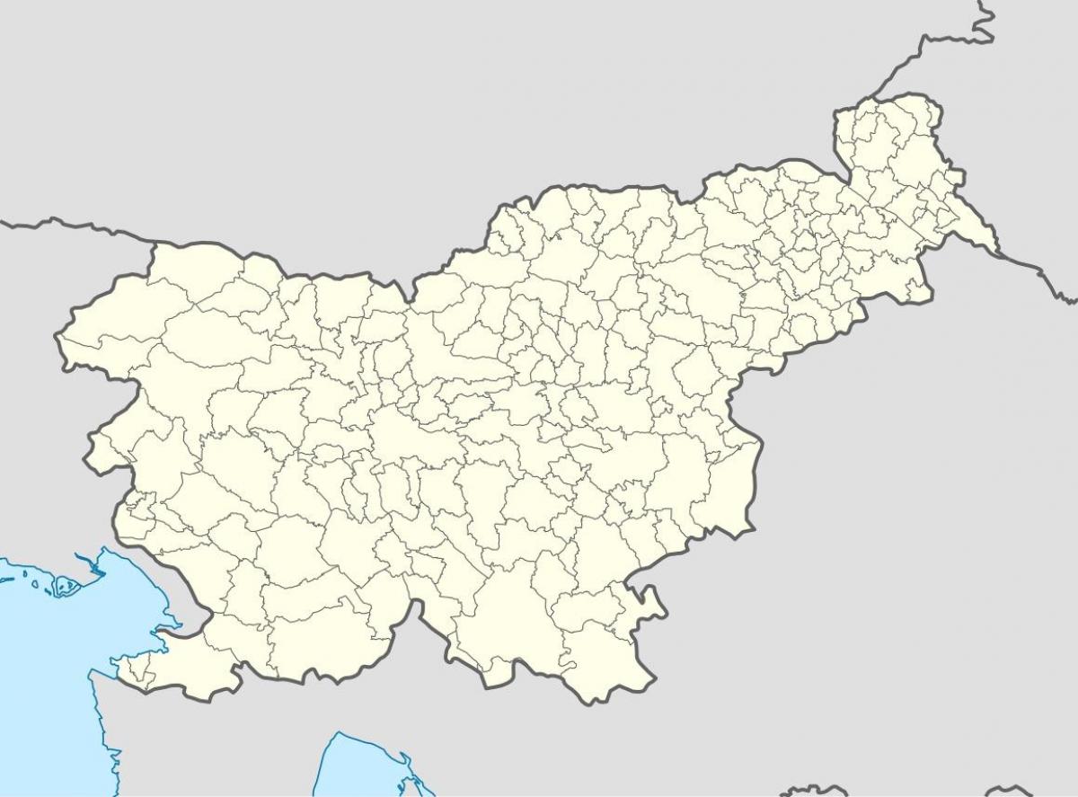 Eslovenia mapa kokapena