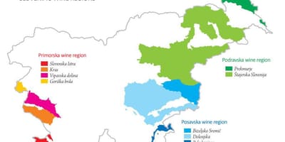 Mapa Eslovenia ardoa
