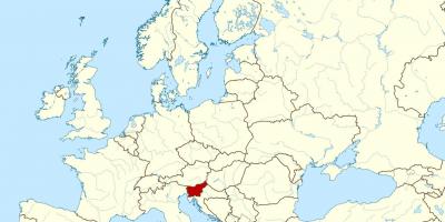 Eslovenia kokapena munduko mapa