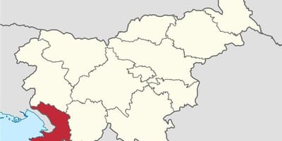 Mapa karst Eslovenia